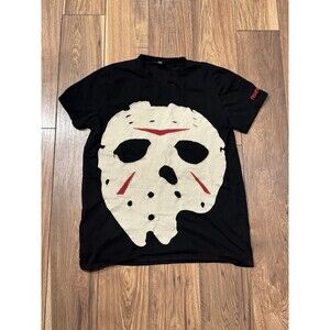 Friday the 13th x Dolls Kill Jason Oversize STITCHED Mask Horror Movie Shirt XXS